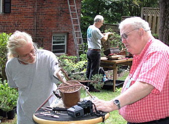 Colin Lewis bonsai demonstration step 5 - branch positioning