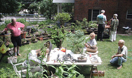 Colin Lewis bonsai workshop at GSBS 2004